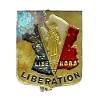 Libération, "Libé-Nord", peint, 17x20, épingle, oxydation