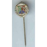 1° Régiment Etranger de Cavalerie , miniature 16x18, grand feu, épingle de cravate