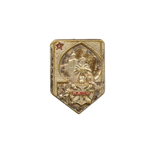 Régiment d'Artillerie Coloniale du Maroc , ancre et canons argentés, 2 boléros lisses