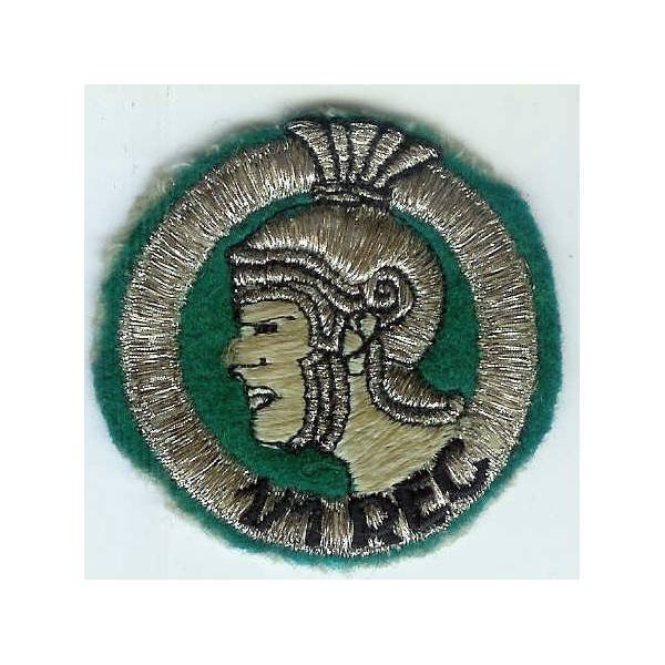 1° Régiment Etranger de Cavalerie / 1° Escadron, tissu diamètre 55 environ, usé