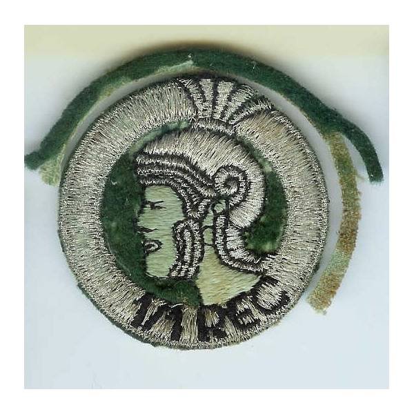 1° Régiment Etranger de Cavalerie / 1° Escadron, tissu diamètre 55 environ, usé