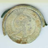 1° Régiment Etranger de Cavalerie / 1° Escadron, tissu diamètre 55 environ, usé