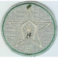 1° Régiment Etranger de Cavalerie / 3° Escadron, tissu brodé diamètre 98