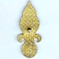 1° Régiment Etranger d'Infanterie , flamme de bérêt, attache à molette (Algérie), sans la molette
