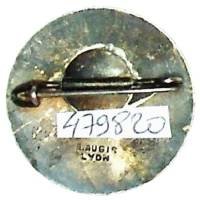 SAL 19  du Groupe de Bombardement 2 / 52 , bougnat d'émail sur fond bleu, 30 mm