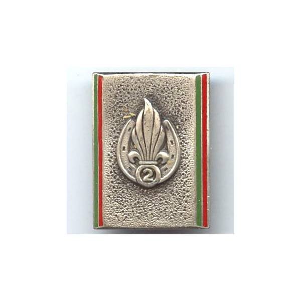 2° REI, plaque argentée, vert clair, résine, boléro oblong