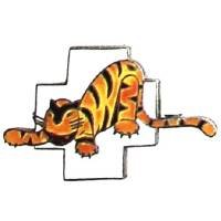 Non identifié , tigre tapi...
