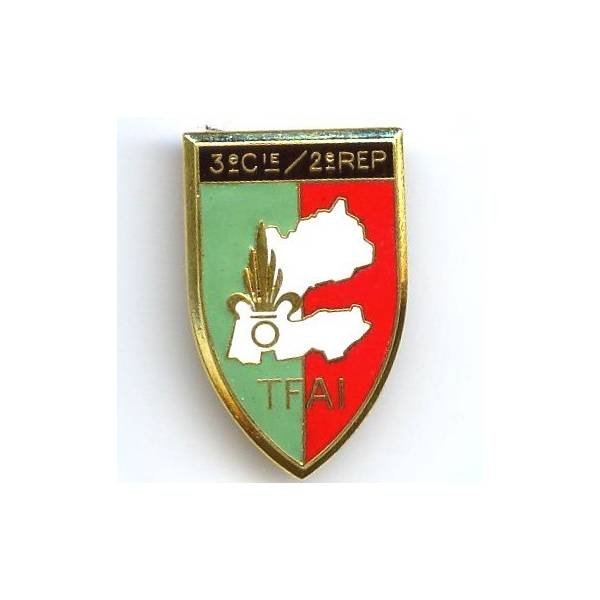 2° Régiment Etranger Parachutiste / 3° Compagnie TFAI   2 octobre 74 - 22 février 75 , matriculé 128 ou 194