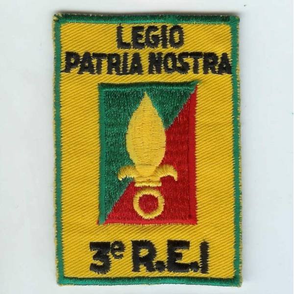 3° REI, tissu brodé 60 x 90