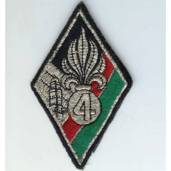 4° REI, tissu brodé 71x118 environ