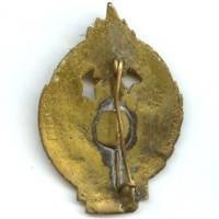 5° Régiment Etranger d'Infanterie en Extrême-Orient , 5 rouge, moulage Drago peint, doré, évidé