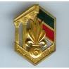 6° Régiment Etranger d'Infanterie , colonnes, doré (pour officiers), retirage 76
