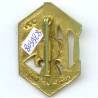 6° Régiment Etranger d'Infanterie , colonnes, doré (pour officiers), retirage 85