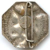 Base Aérienne 104  Le Bourget , octogonal, aigle aux ailes déployées, boléro lisse, marquage en arc