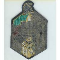 6° Régiment Etranger de Génie , tissu brodé 75x120 environ