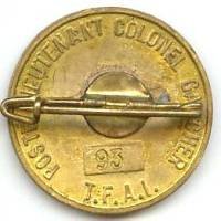 13° DBLE / 3° Cie / Poste Lieutenant-Colonel Gaucher T.F.A.I. , "dur et pur", attache recollée, matriculé 93