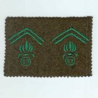 21° CPLE, pattes de col,...