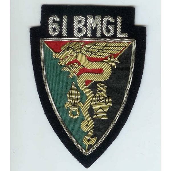 61° Bataillon Mixte Génie-Légion, tissu canetille 75x105