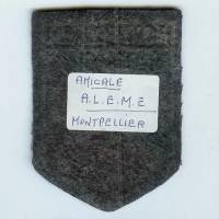 Légion Etrangère  A.A.L.M.E Montpellier, tissu 63 x 85