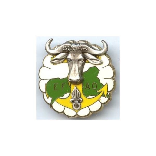 EFAO Bouar RCA, tête de buffle, ancre jaune