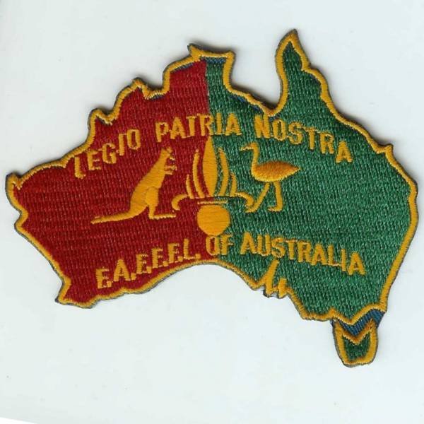 Légion Etrangère  F.A.F.F.F.L. of Australia, tissu 100x85 environ