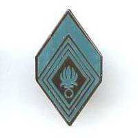 Losange de bras, pin's 12x22