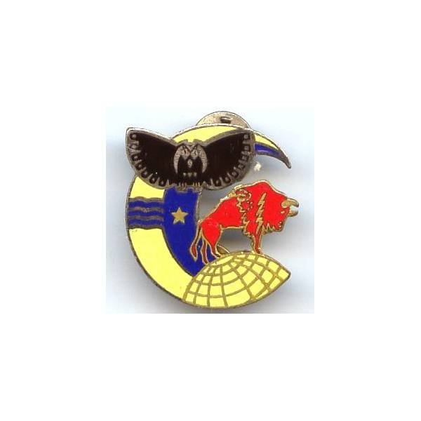 Escadron Bombardement 2 / 92 "Aquitaine" Bordeaux, émail, attache US