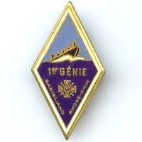 1° Rgt de Génie, losange,...