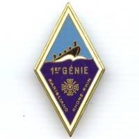 1° Rgt de Génie, losange,...
