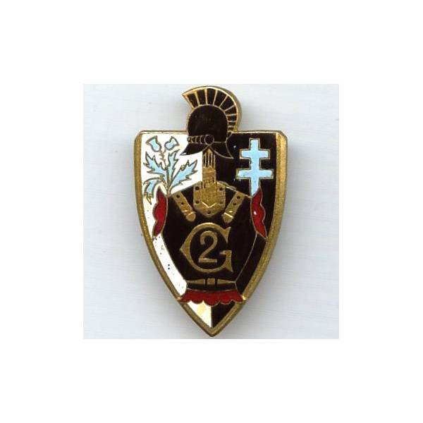 2° Régiment du Génie, émail, dos guilloché, boléro Drago