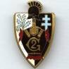 2° Régiment du Génie, émail, dos guilloché, boléro Drago