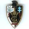 2° Régiment du Génie, émail, dos guilloché, boléro Drago