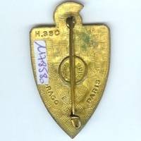 2° Régiment du Génie, émail, dos guilloché, boléro Drago