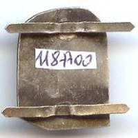 7° Régiment du Génie / 376° / 1° Bataillon de Sapeurs Routiers , casque sur borne