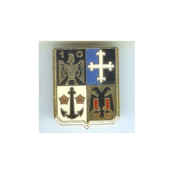 10° Régiment du Génie, écu, pontets