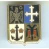 10° Régiment du Génie, écu, pontets