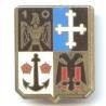 10° Régiment du Génie, écu, épingle sertie