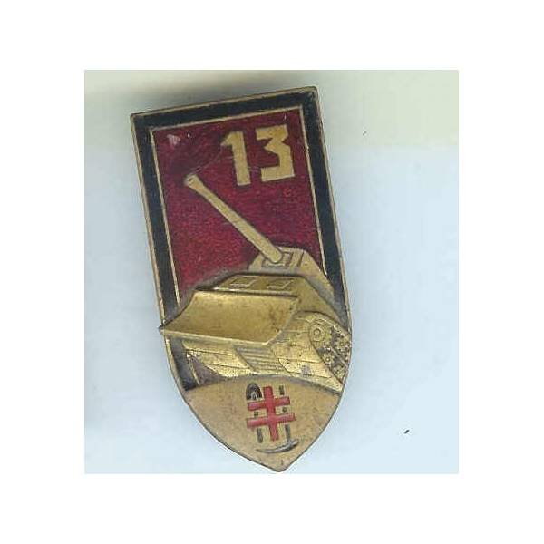 13° Régiment du Génie, char bronze, 2 boléros D