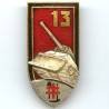13° Régiment du Génie, émail, dos guilloché, boléro Drago