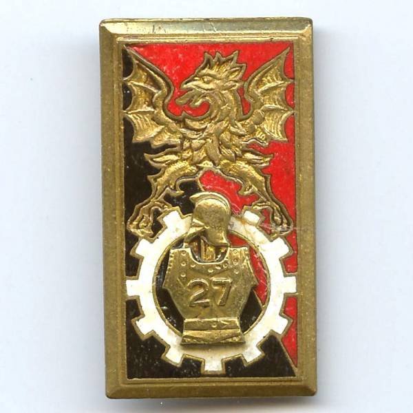 27° Bataillon du Génie, doré, dos guilloché, boléros Drago