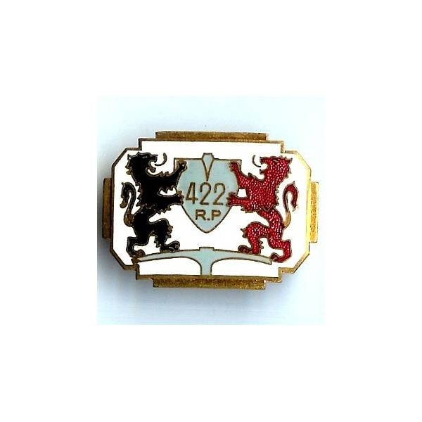 422° Régiment de Pionniers , lions noir et rouge, dos grenu, boléro oblong