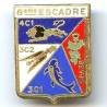 8° Escadre de Chasse , 4 escadrilles  4C1 - 3C2 - 3C1 - SPA38 , émail, attache coupée