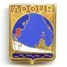 Adour (LST 1948-50), bateau blanc, ciel bleu fonçé