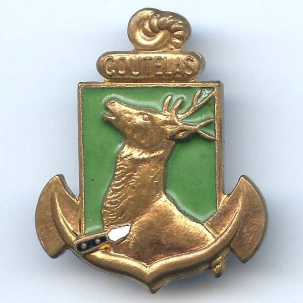 Coutelas (patrouilleur 1944-59), cerf, dos lisse