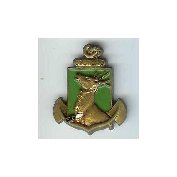 Coutelas (patrouil. 1944-59), cerf, dos lisse, sans attache