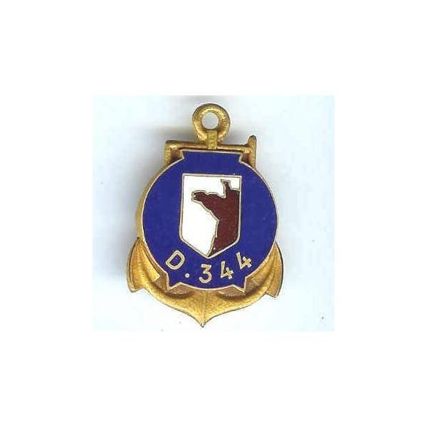 Dragueur 344 (1945-48), attache coupée