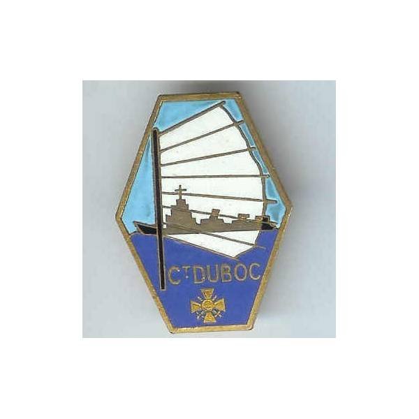 Cdt Duboc (aviso-dragueur 1940-59), émail un peu taché