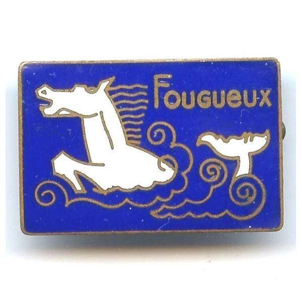 Fougueux (torpilleur 1930-42), tout émail, dos lisse
