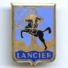 Lancier (patrouilleur 1944-60), fond bleu, dos vaguelé