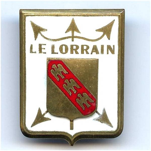 Le Lorrain (contre-torpilleur 1946-55), écu, dos lisse